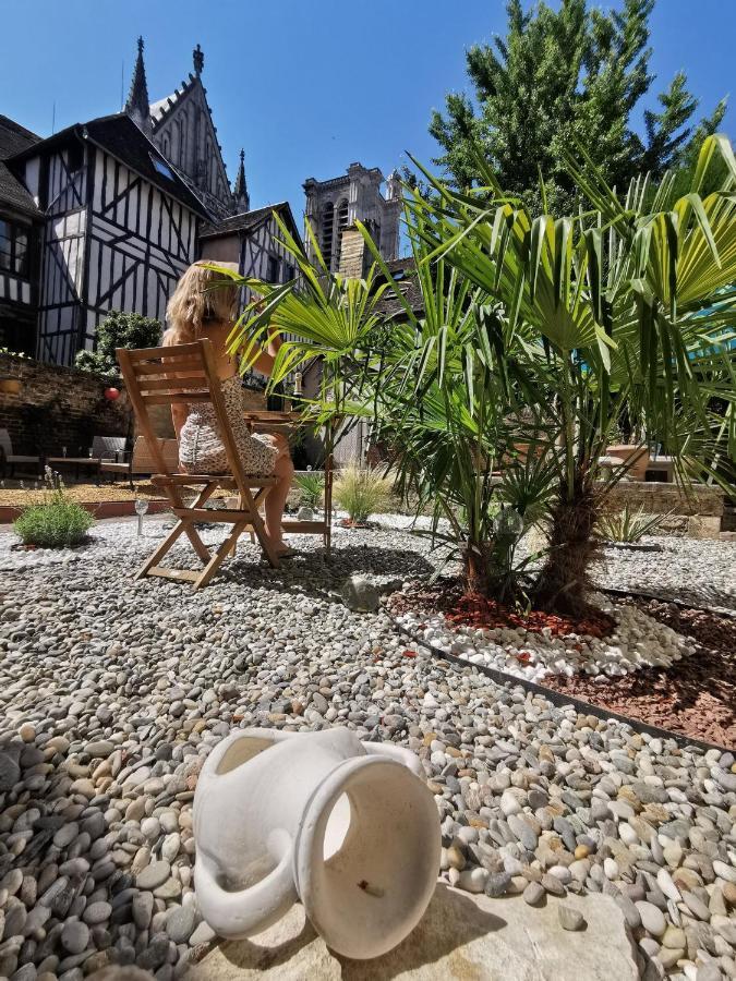 Appartamento Le Papillon de la Cathédrale - Calme - Jardin - Wifi Troyes Esterno foto